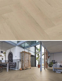 Floorlife Visgraat Click PVC YUP Merton Herringbone Beige 7610 - Solza.nl