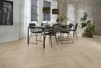 Floorlife Visgraat Click PVC YUP Merton Herringbone Beige 7610 - Solza.nl