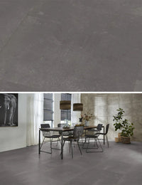 Floorlife Westminster Dark Grey 5203 Tegel Dryback PVC - Natuursteen look 61x61 cm - Solza.nl