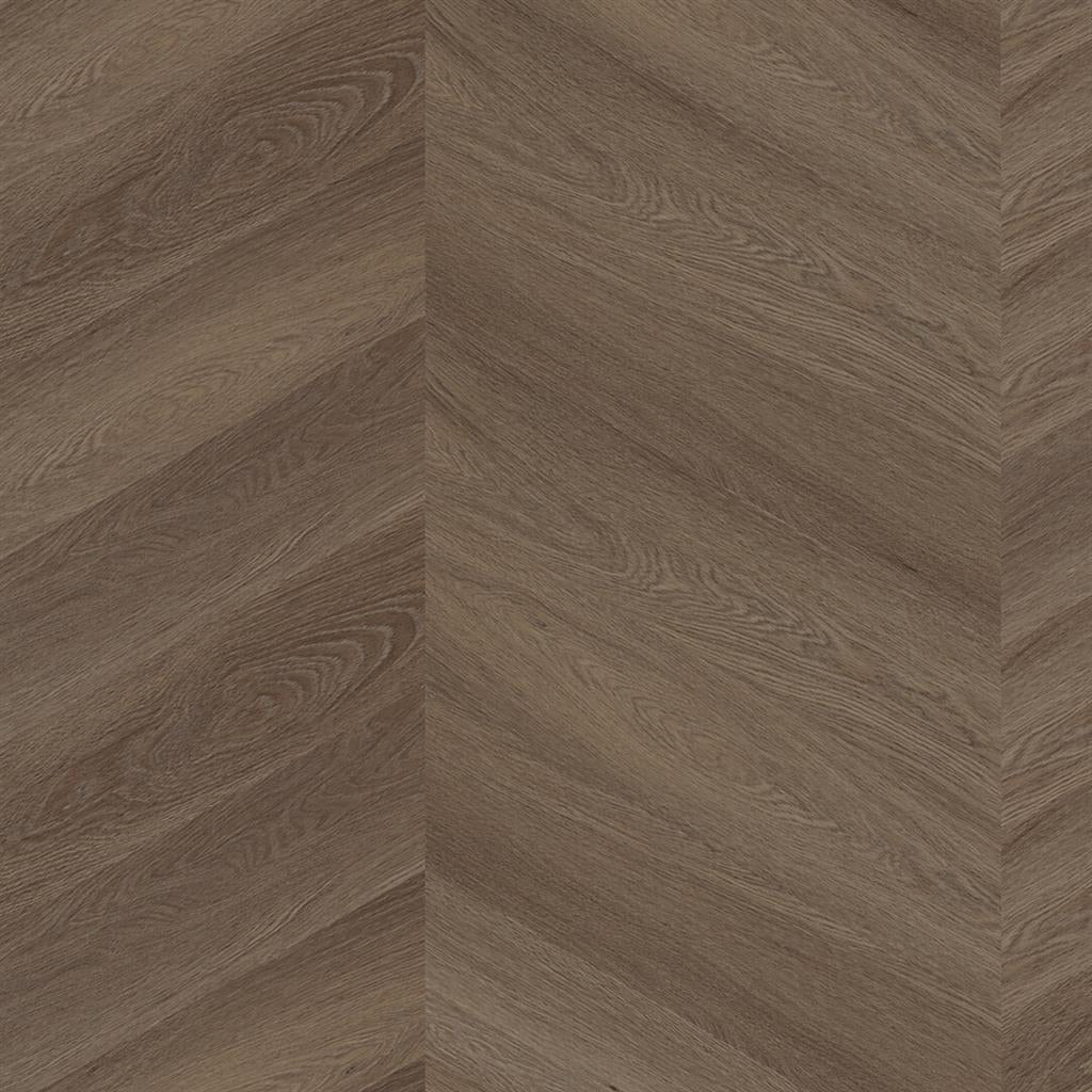 Floorlife Yup Fulham Chevron Brown 1615 Dryback PVC - Hongaarse Punt - Solza.nl