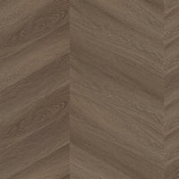 Floorlife Yup Fulham Chevron Brown 1615 Dryback PVC - Hongaarse Punt - Solza.nl