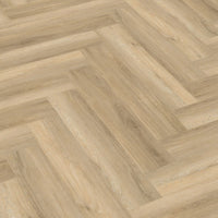 Floorlife Yup Herringbone Paddington Beige Dryback PVC - Visgraat 59.5 x 11.9 cm - Solza.nl