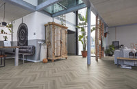 Floorlife Yup Herringbone Paddington Grey Dryback PVC - Solza.nl