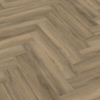 Floorlife Yup Herringbone Paddington Light Brown Dryback PVC - Solza.nl