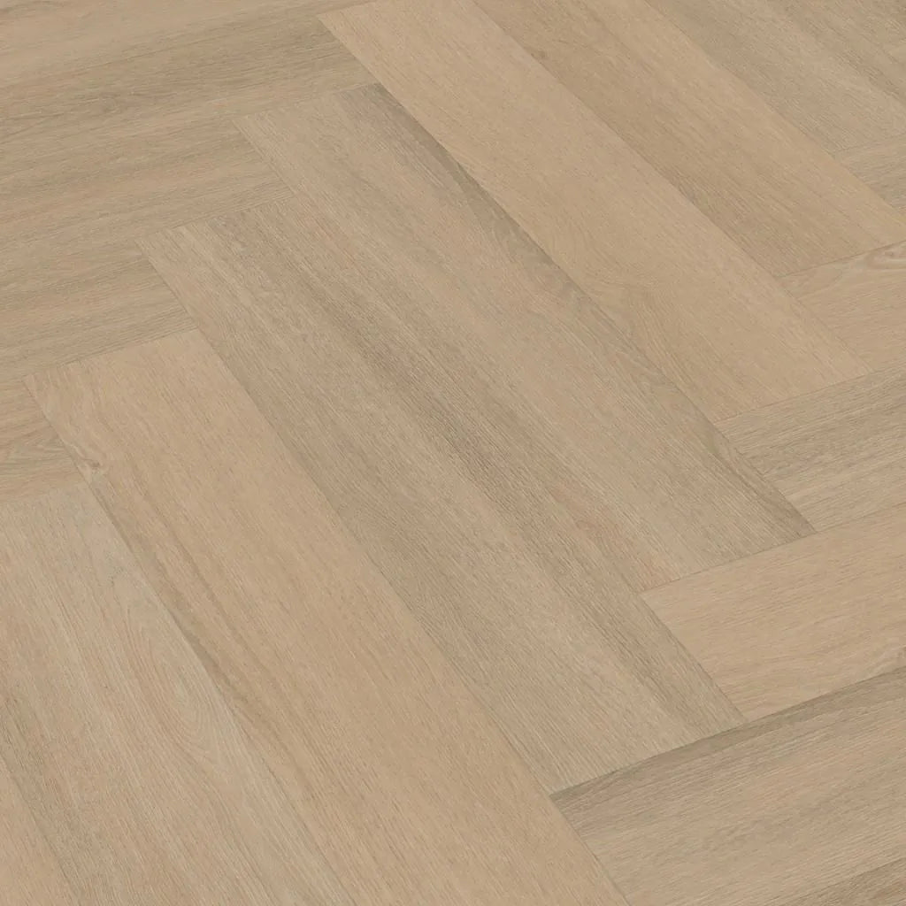 Floorlife YUP Sutton Herringbone Dryback Warm Beige 1504 Dryback PVC - Solza.nl