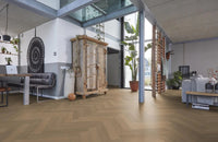 Floorlife YUP Sutton Herringbone Dryback Warm Natural 1503 Dryback PVC - Solza.nl