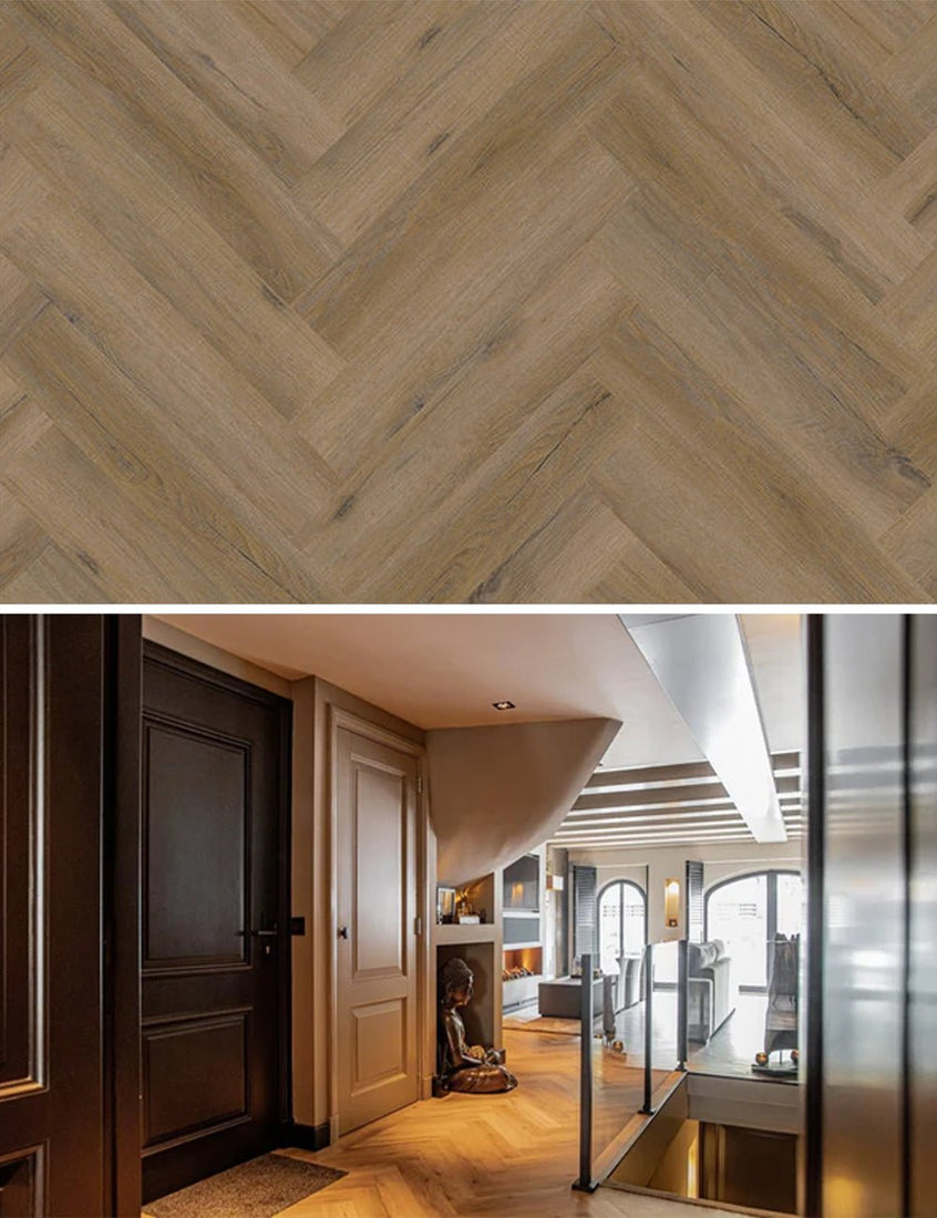 Gelasta City Visgraat Dryback 4701 Smoked Oak Natural - Solza.nl