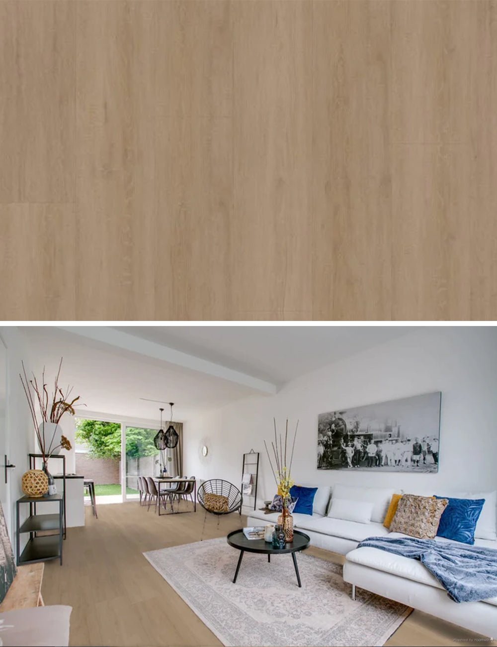 Hoomline Fusion Superior XL 1075129 Gotham Oak Flax Click PVC | Isocore Technology - Solza.nl