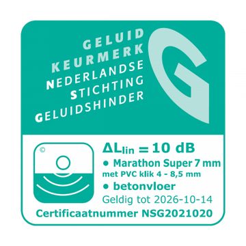 Marathon Super XPS Ondervloer 7 mm - 10dB Geluidsreductie (5,309m2)