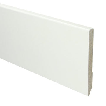 MDF Moderne plint 120x12 voorgelakt RAL 9016