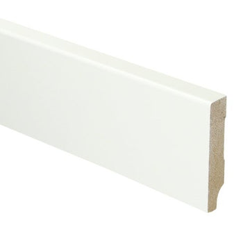 MDF Moderne plint 55x12 voorgelakt RAL 9016
