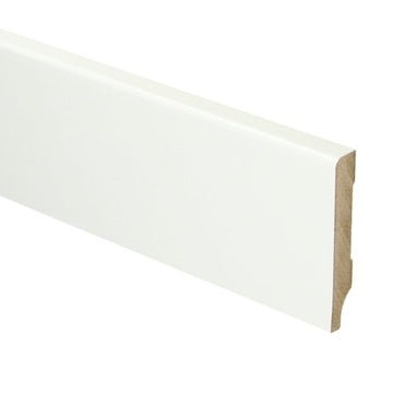 MDF Moderne plint 55x9 voorgelakt RAL 9016