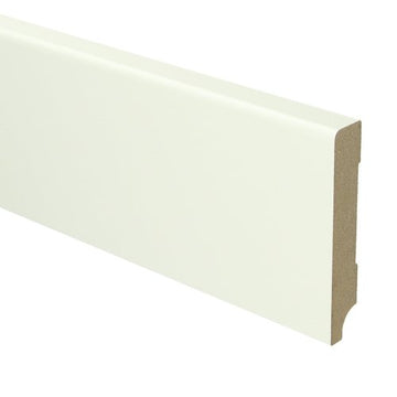 MDF Moderne plint 90x15 wit voorgelakt RAL 9010