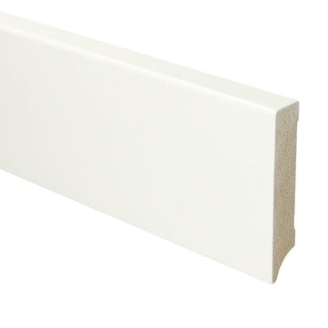 MDF Moderne plint 90x18 voorgelakt RAL 9016