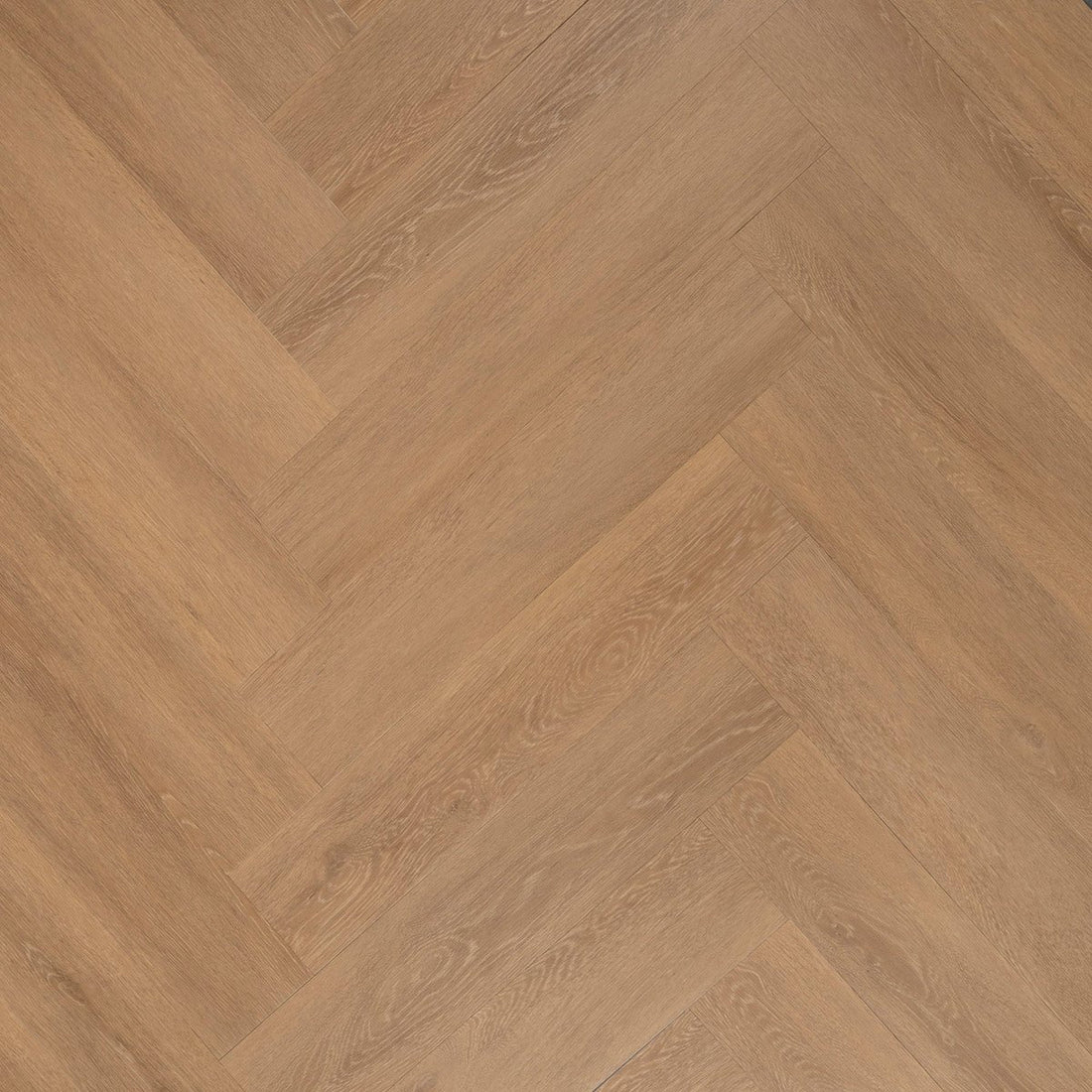 Proefmonster vtwonen Click PVC Herringbone Sun Kissed - Solza.nl