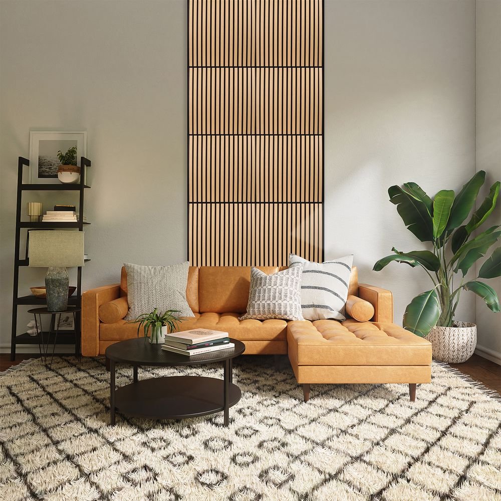 Solza Akupanel Wit Eiken 60x60cm - Solza.nl