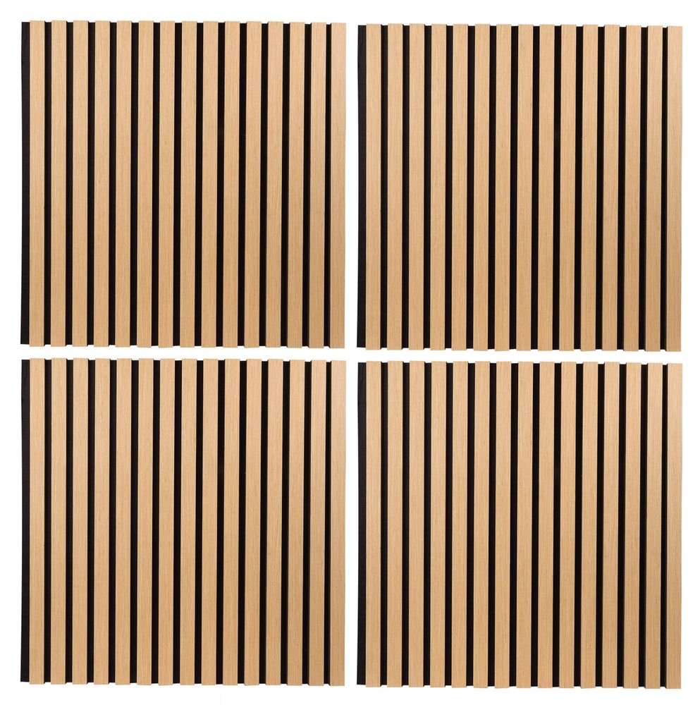 Solza Akupanel Wit Eiken 60x60cm - Per Set 4 Stuks - Solza.nl