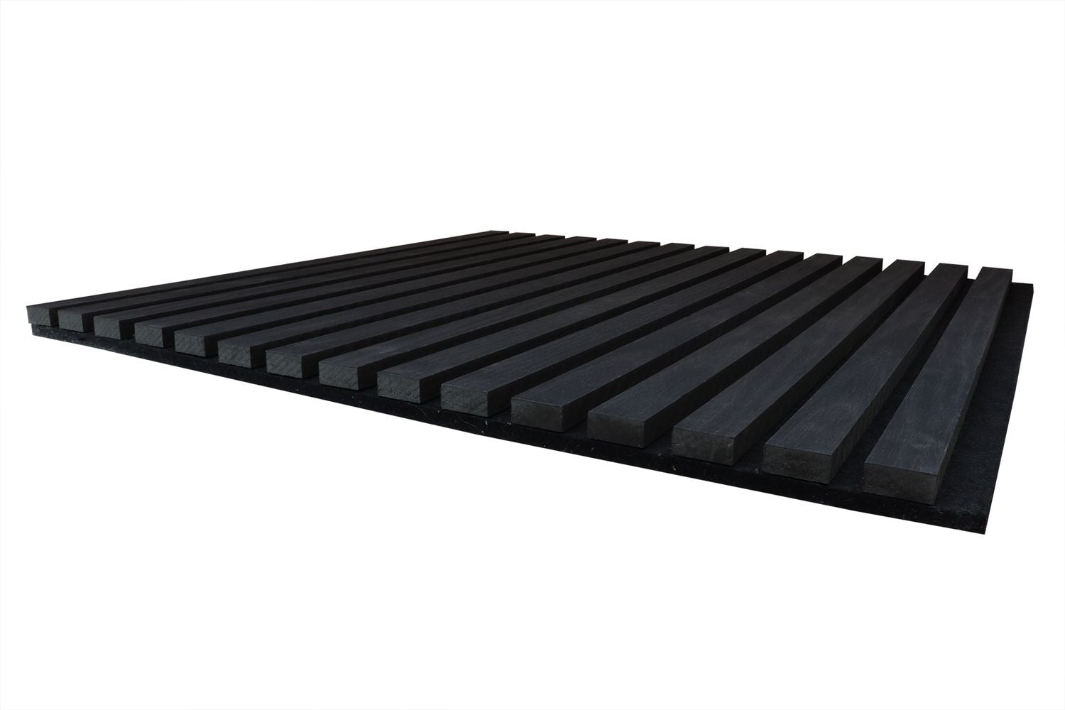 Solza Akupanel Zwart Eiken 60x60cm - Per Set 4 Stuks - Solza.nl