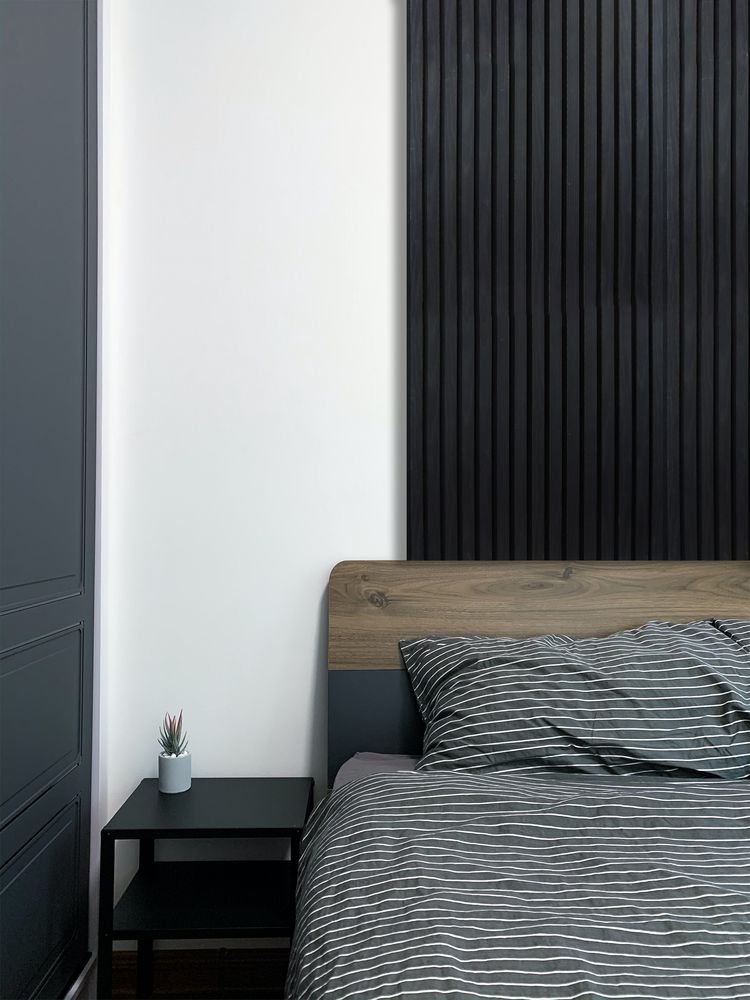 Solza Akupanel Zwart Eiken 60x60cm - Per Set 4 Stuks - Solza.nl