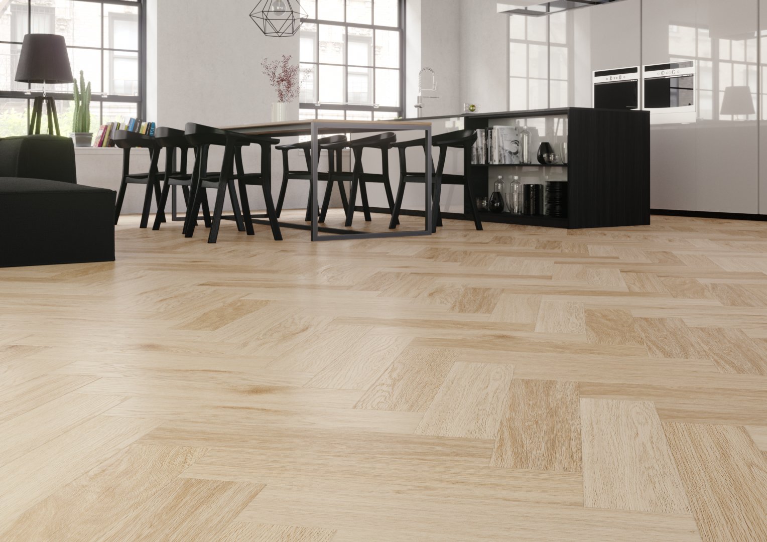 Solza Visgraat Click PVC - Harlow Oak - Solza.nl