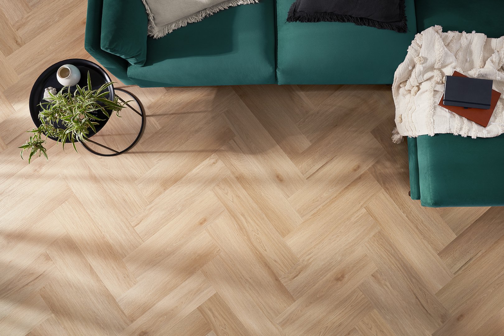 Solza Visgraat Click PVC - Harlow Oak - Solza.nl