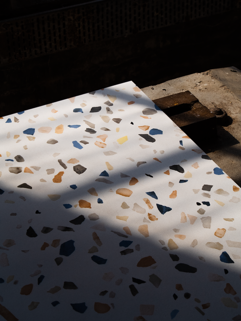 Floer Terrazzolook Tegel Roma 60 x 60 cm