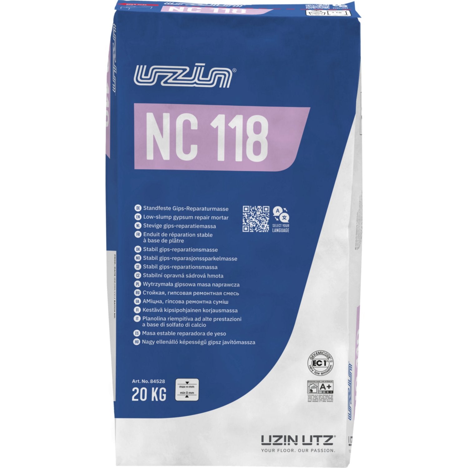 UZIN NC 118 Gips reparatiemortel 20kg - Solza.nl