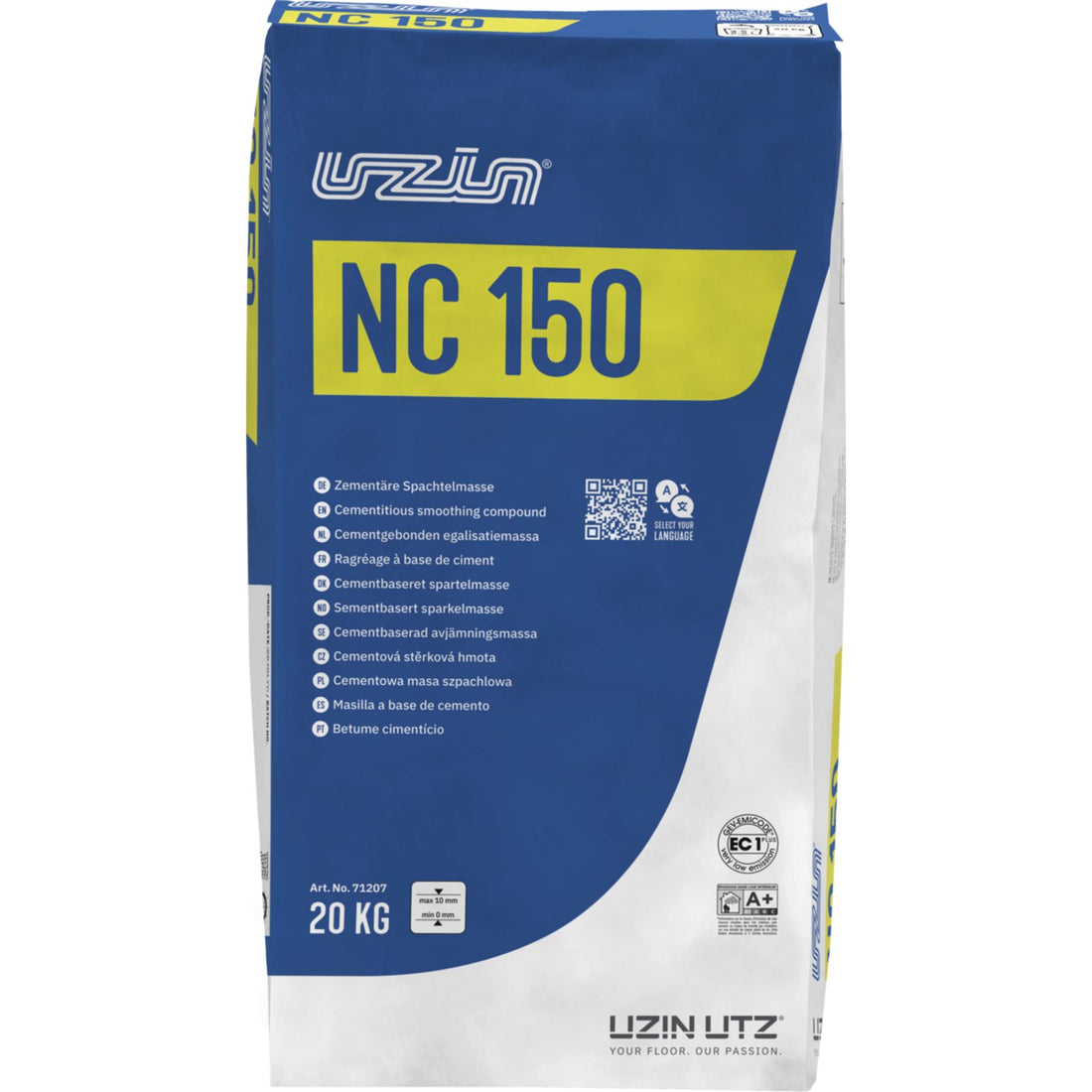 UZIN NC 150 Projectegalisatie 1-10mm 20kg - Solza.nl