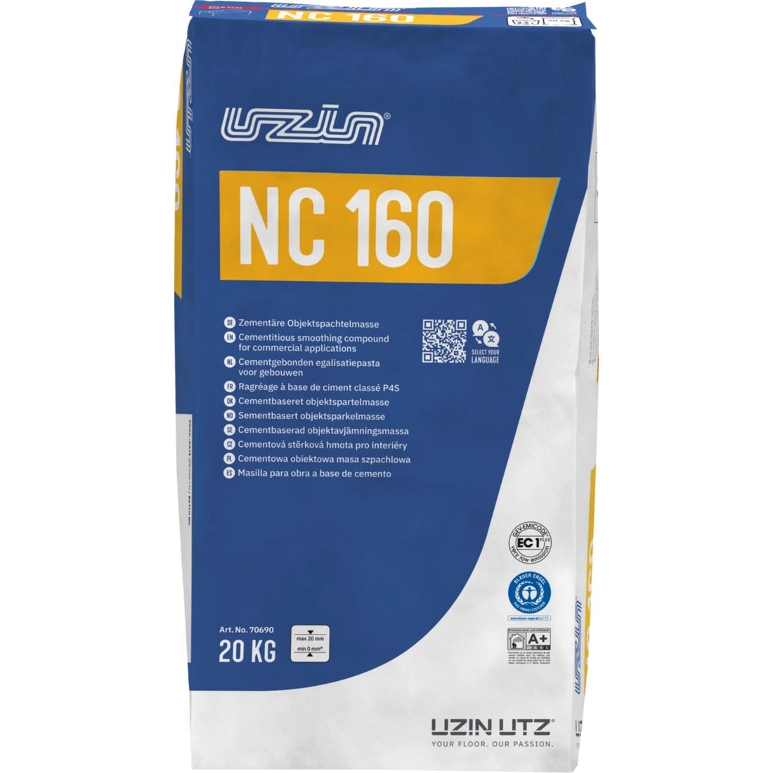 UZIN NC 160 Projectegalisatie Plus 20kg - Solza.nl