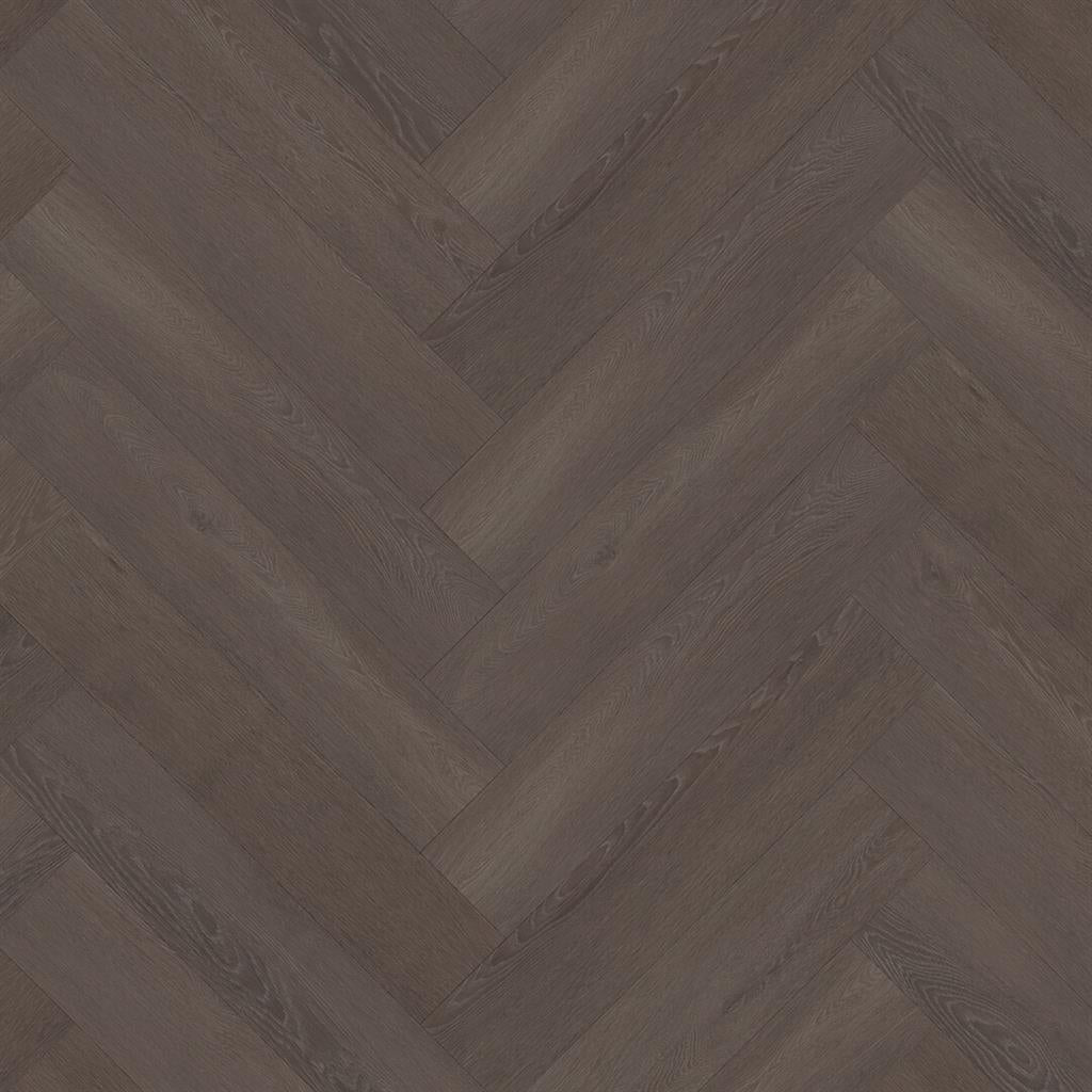 vtwonen Click PVC Herringbone Charcoal SRC Visgraat - Solza.nl